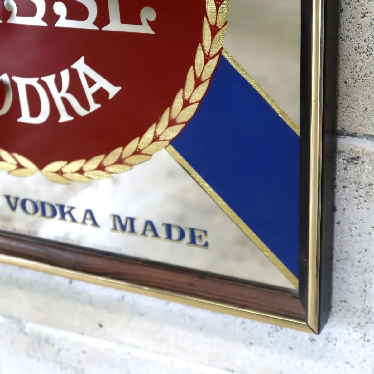 CROWN RUSSE VODKA ビンテージ パブミラー