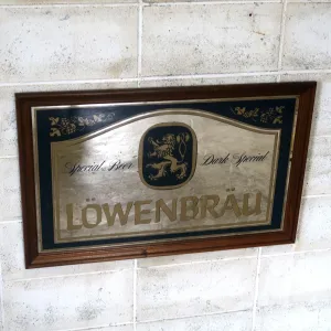 LOWENBRAU ビンテージ 大型パブミラー