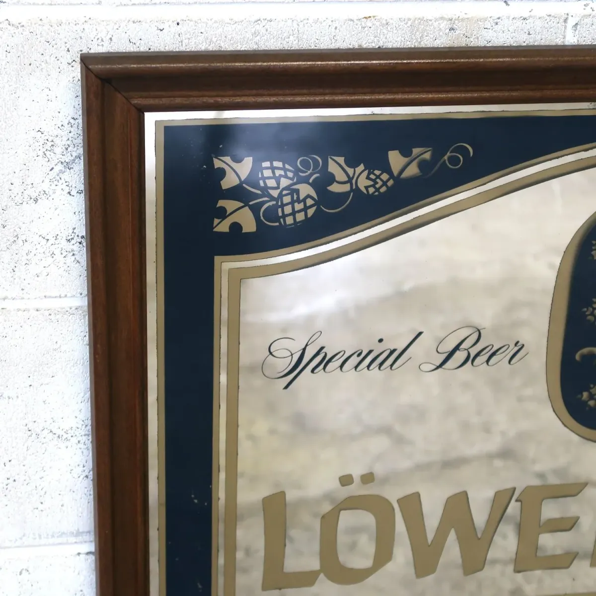 LOWENBRAU ビンテージ 大型パブミラー