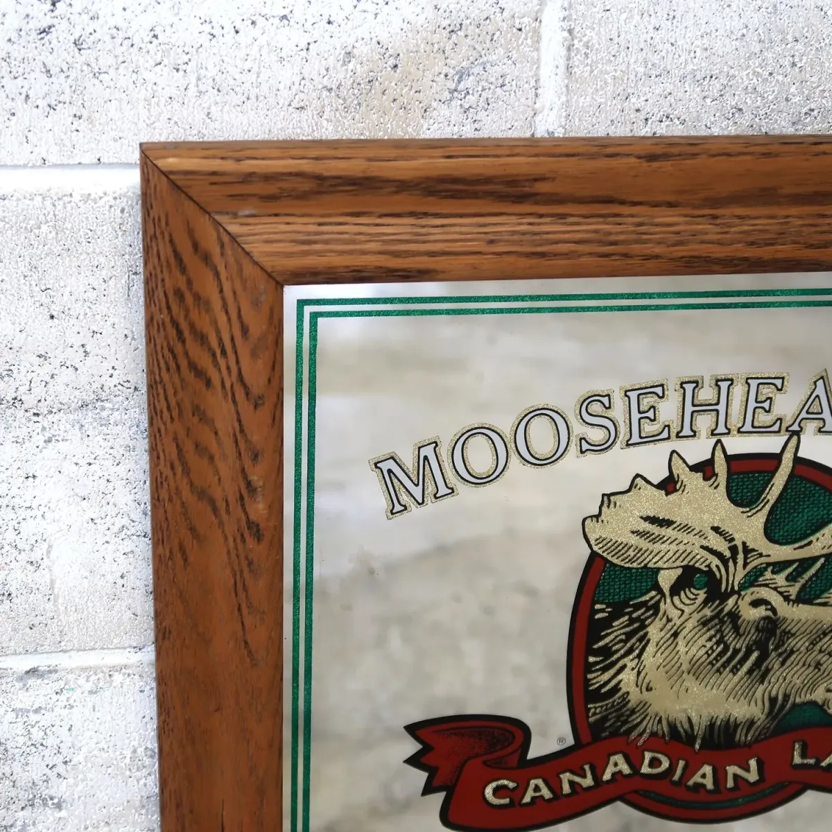 MOOSEHEAD BEER ビンテージ  パブミラー