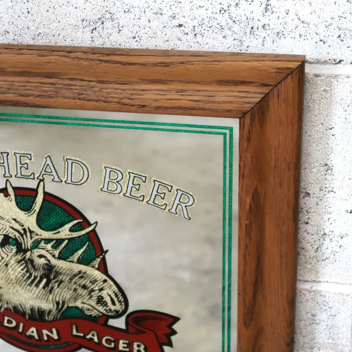 MOOSEHEAD BEER ビンテージ  パブミラー