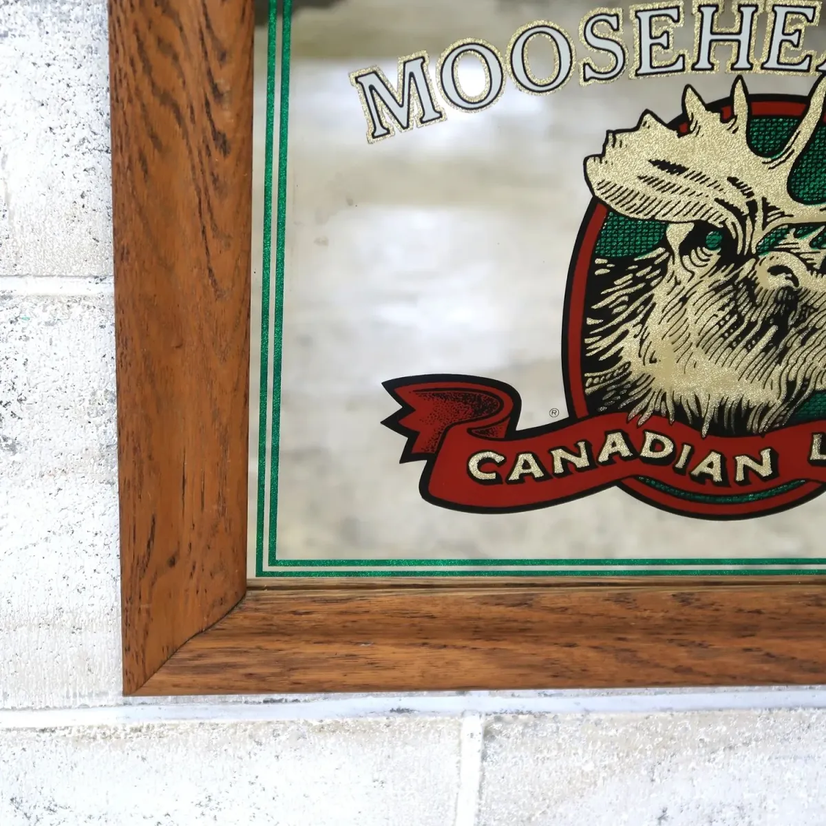 MOOSEHEAD BEER ビンテージ  パブミラー