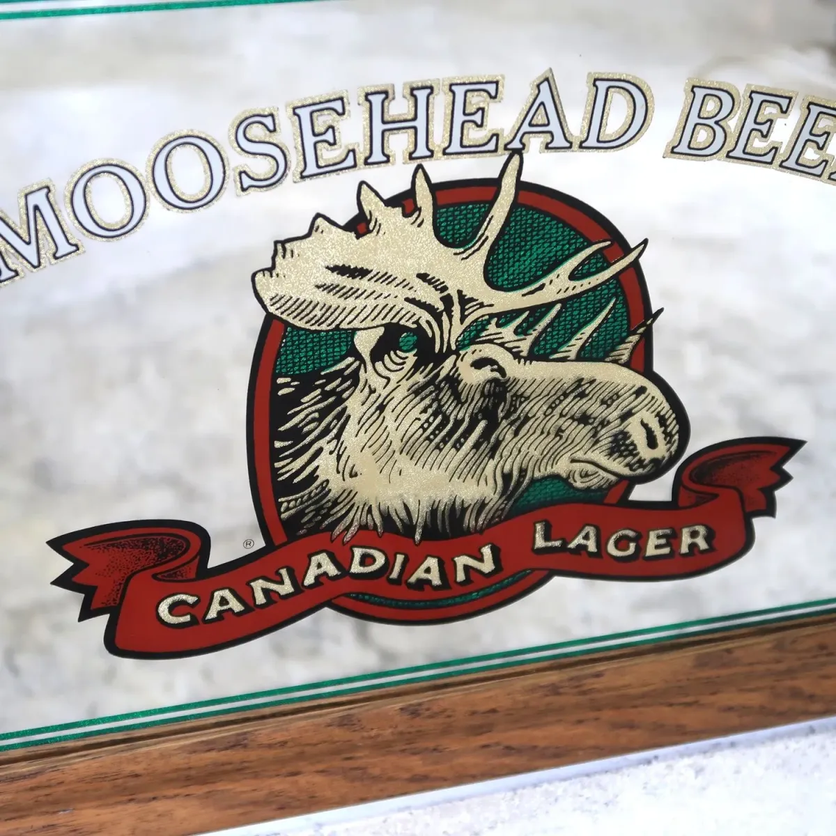 MOOSEHEAD BEER ビンテージ  パブミラー