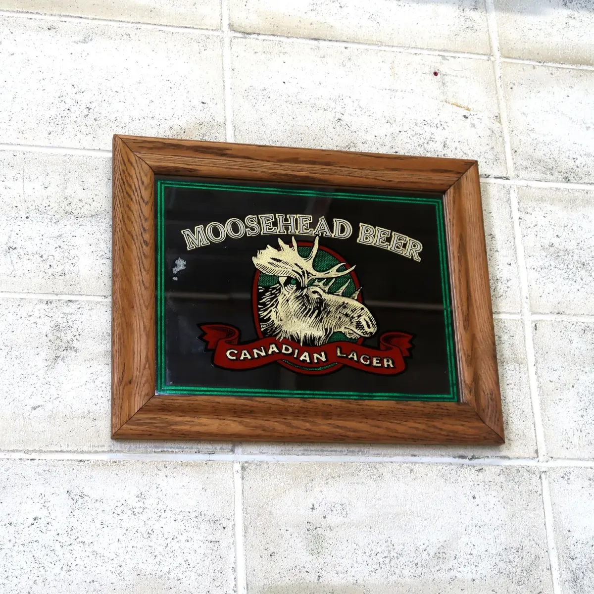 MOOSEHEAD BEER ビンテージ  パブミラー