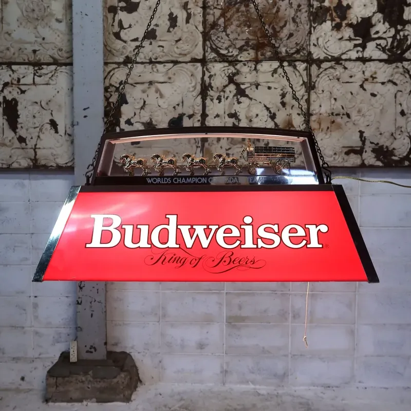 Budweiser ビンテージ プールランプ