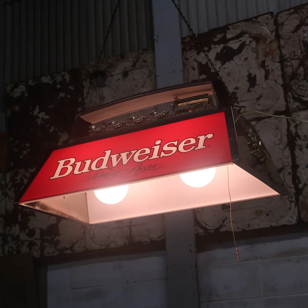 Budweiser ビンテージ プールランプ