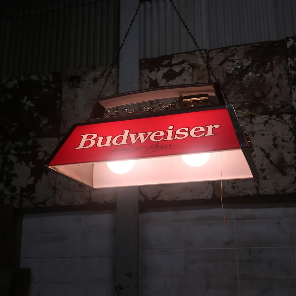 Budweiser ビンテージ プールランプ