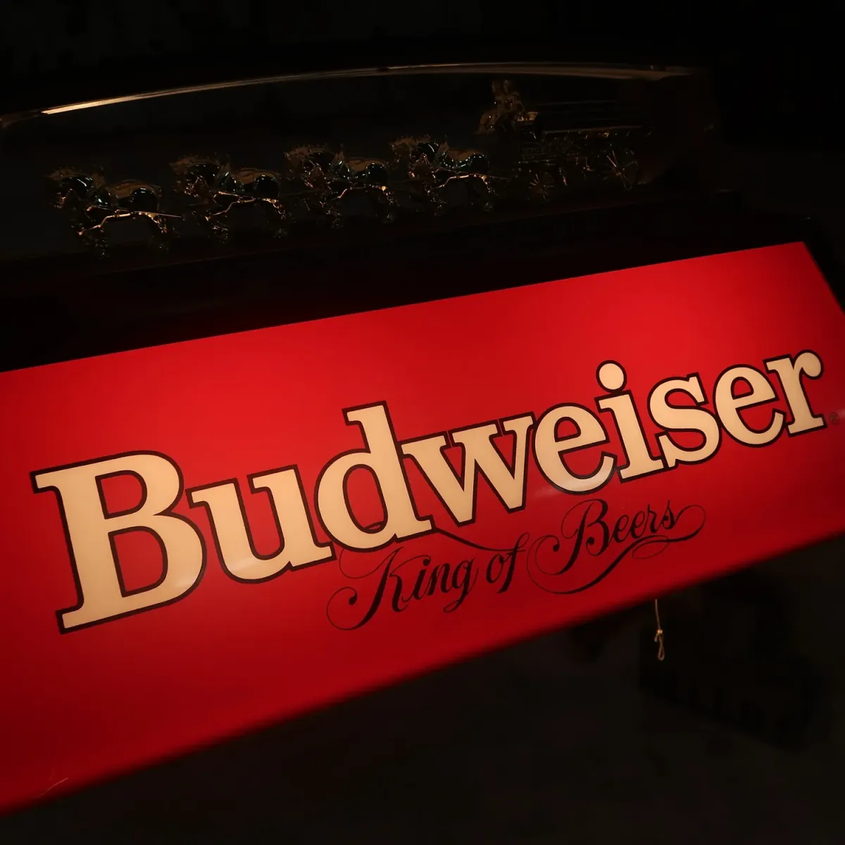 Budweiser ビンテージ プールランプ