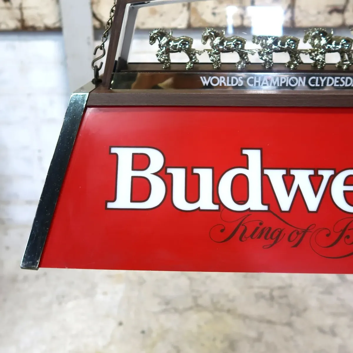 Budweiser ビンテージ プールランプ