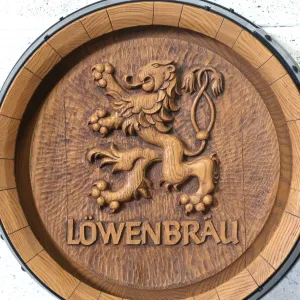 LOWENBRAU ビンテージ 立体バレルサイン