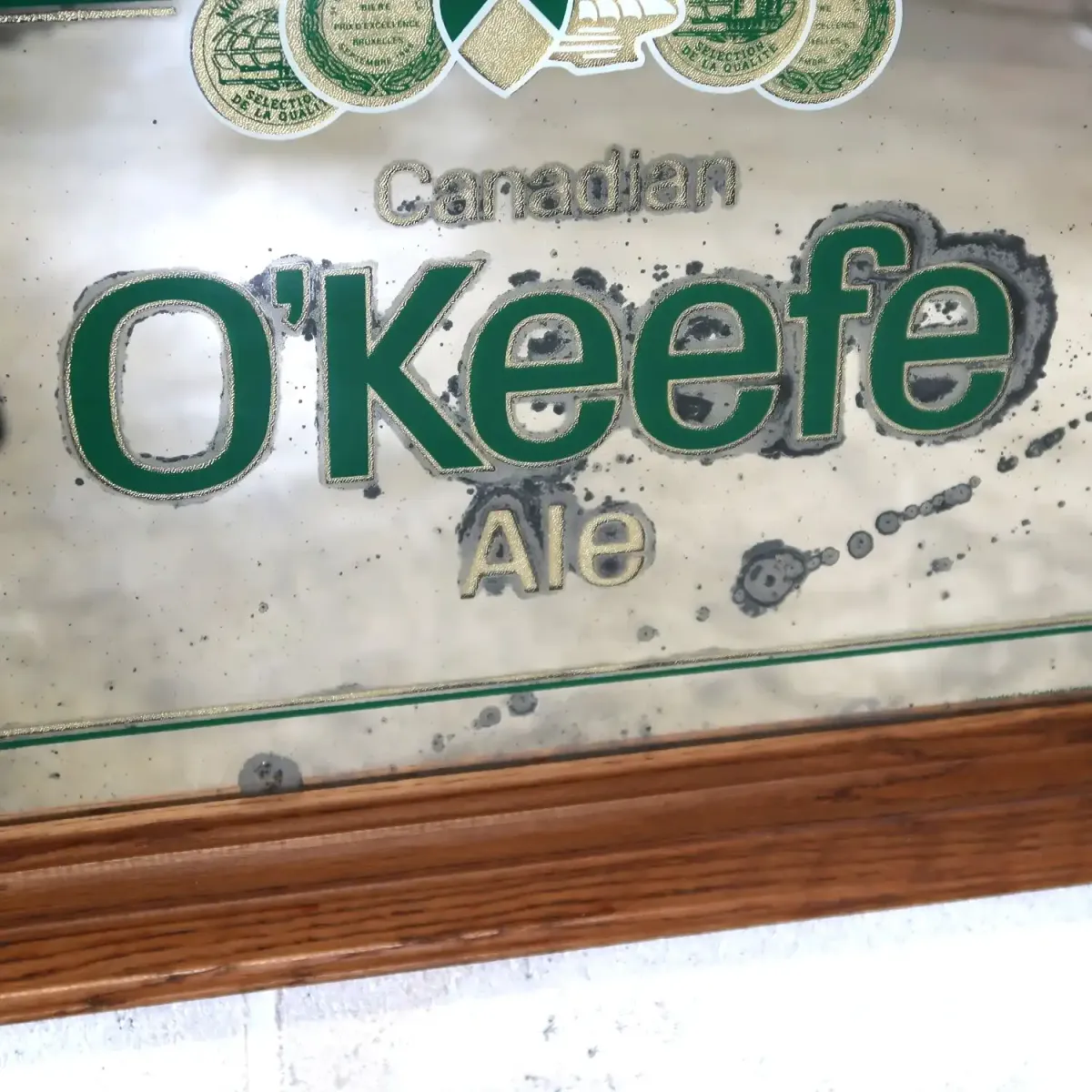 O‘Keefe ビンテージ パブミラー