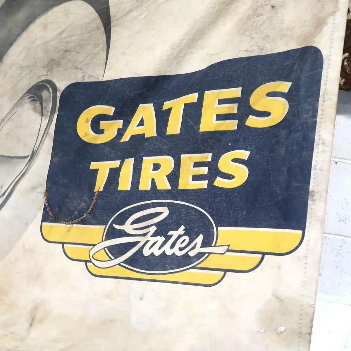 40～50's Gates ビンテージ バナー 布製