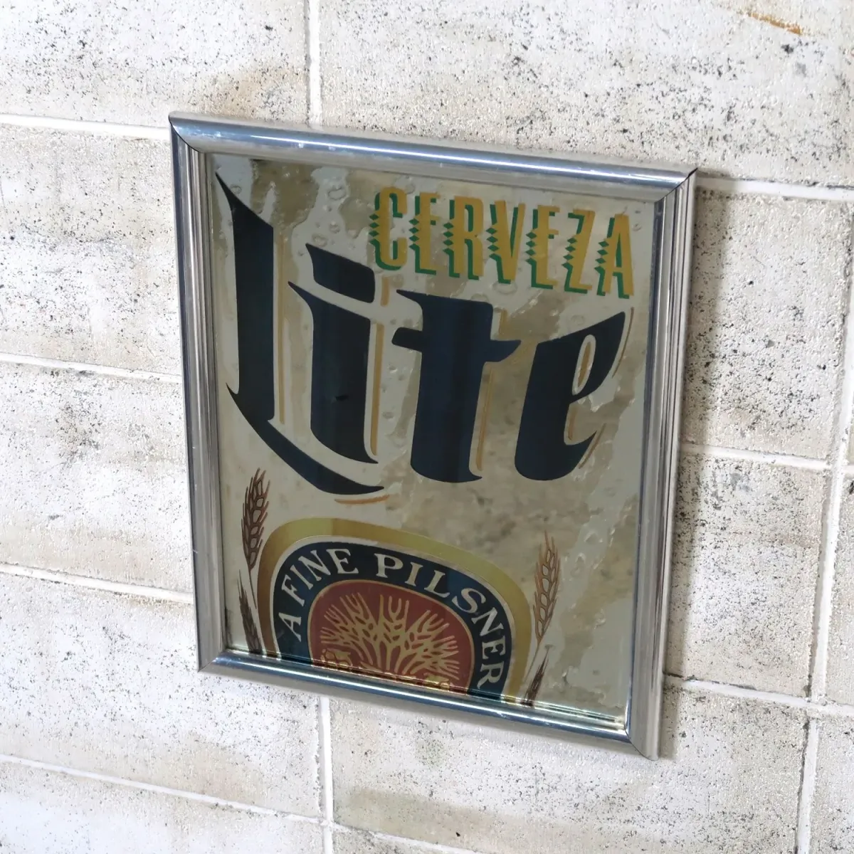 Miller Lite パブミラー