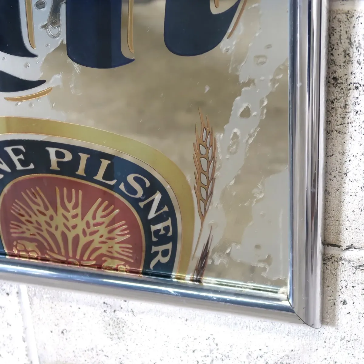 Miller Lite パブミラー