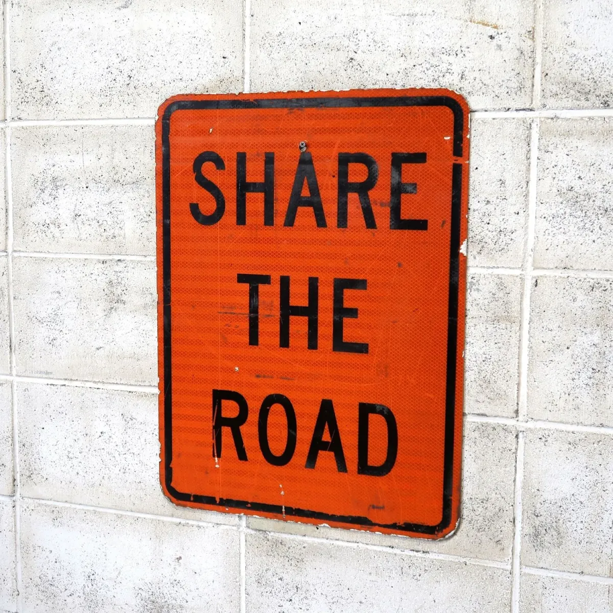 SHARE THE ROAD ビンテージ ロードサイン