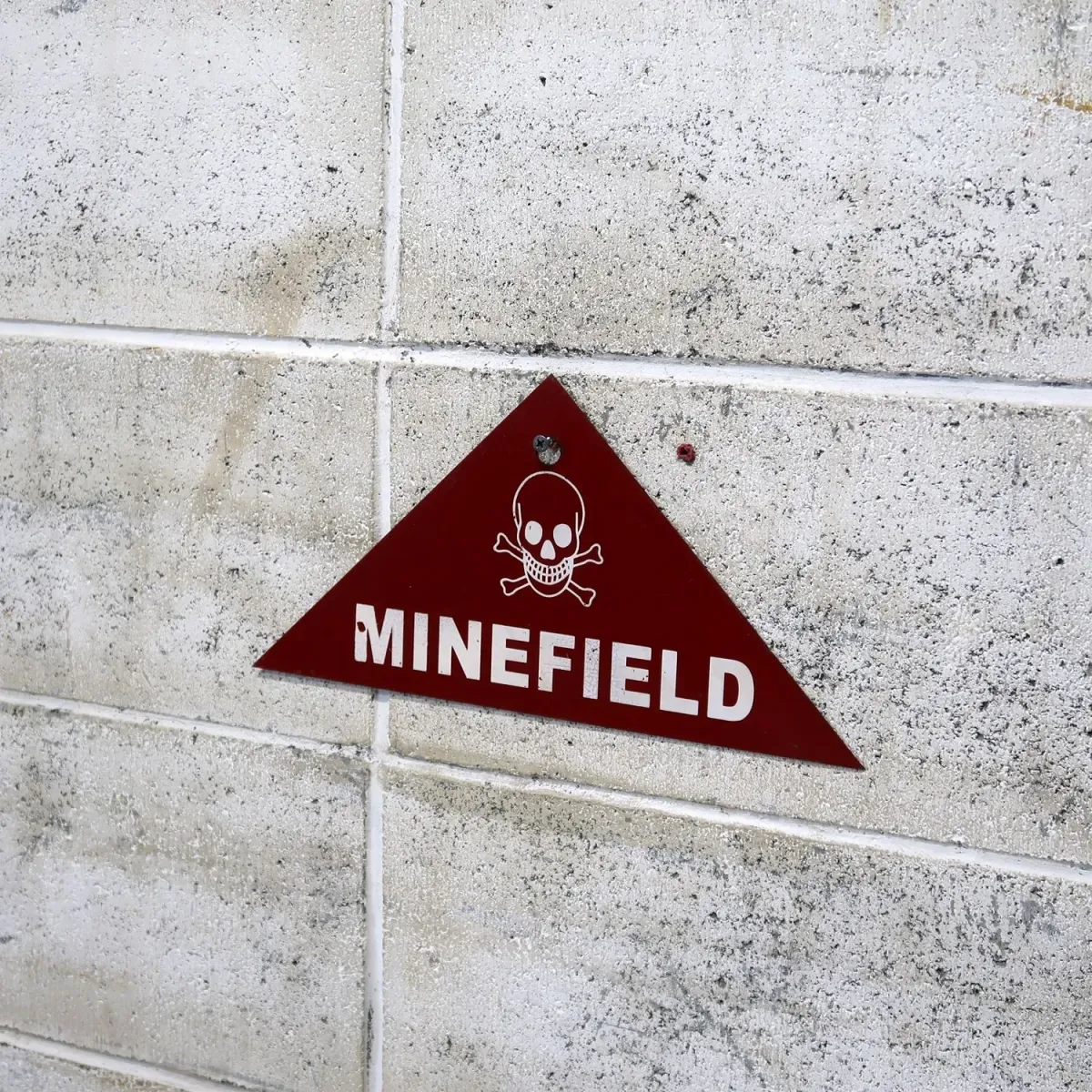 MINEFIELD メタルサイン