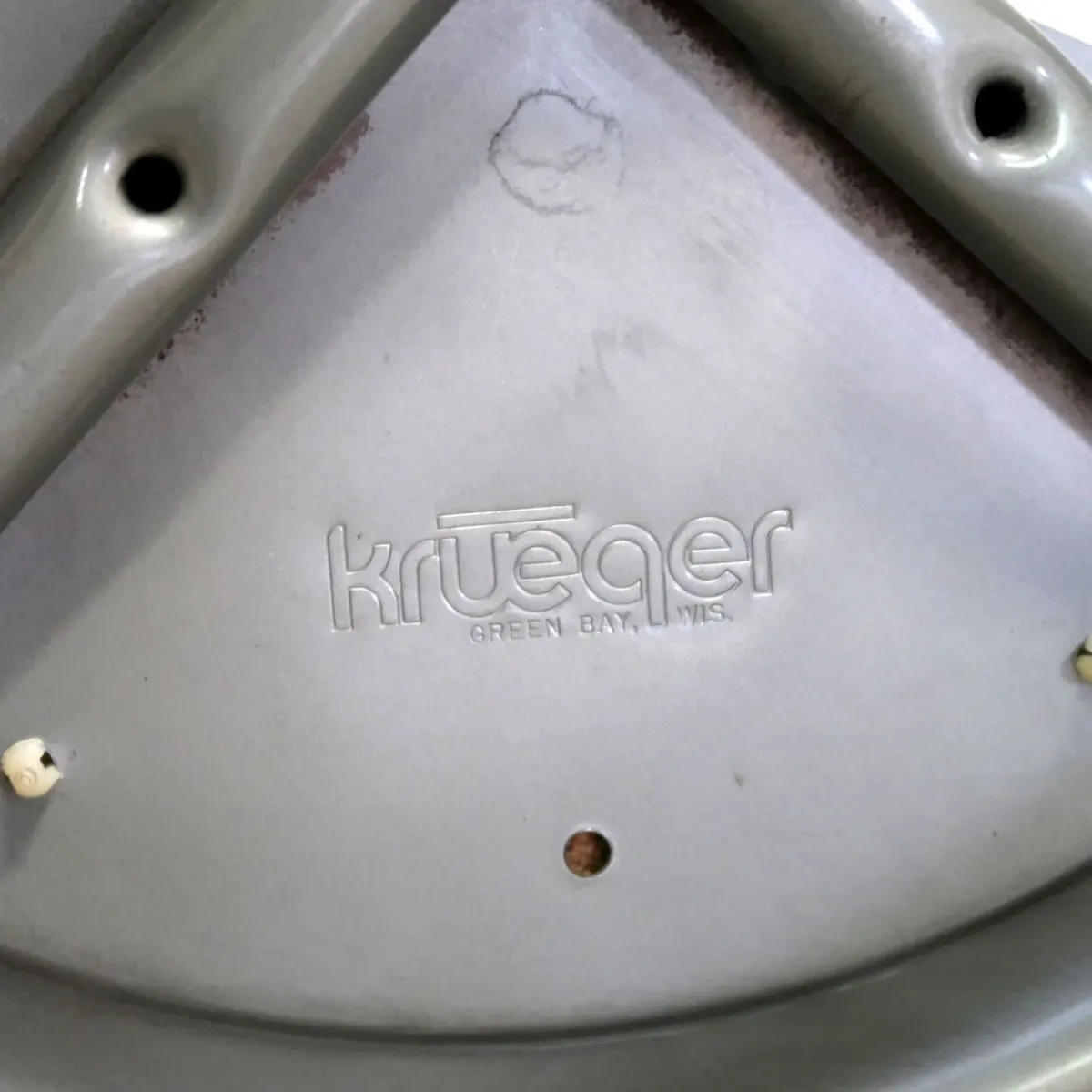 krueqer ビンテージ インダストリアル メタルスツール