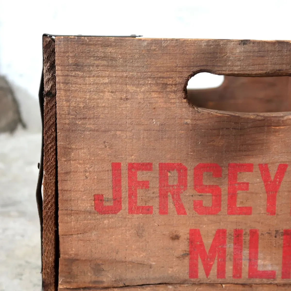 JERSEYMAID MILK ビンテージ ウッドボックス