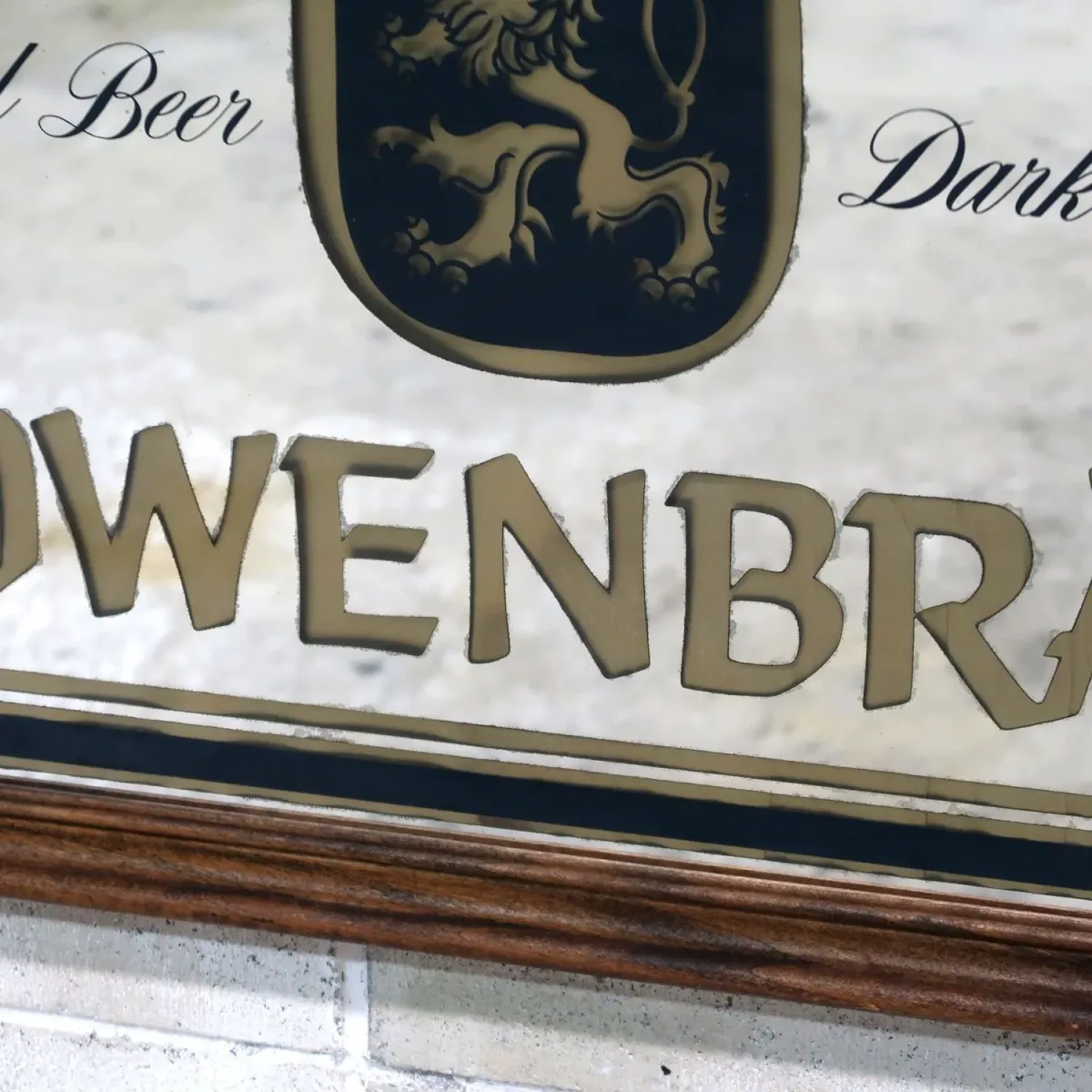 LOWENBRAU ビンテージ 大型パブミラー