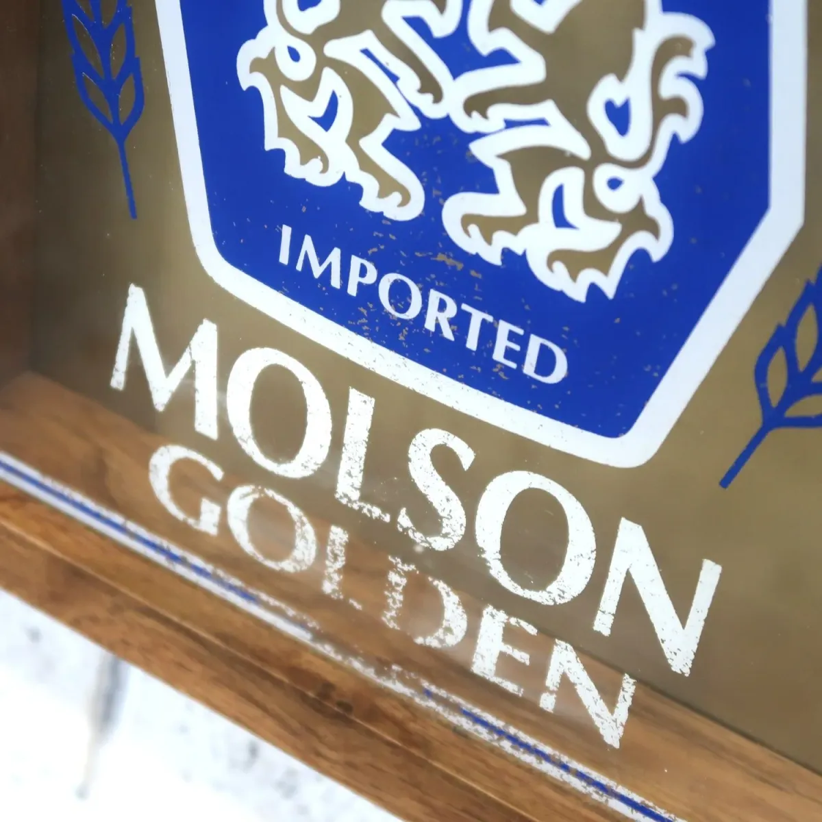 MOLSON GOLDEN ビンテージ ボトルキャップサイン