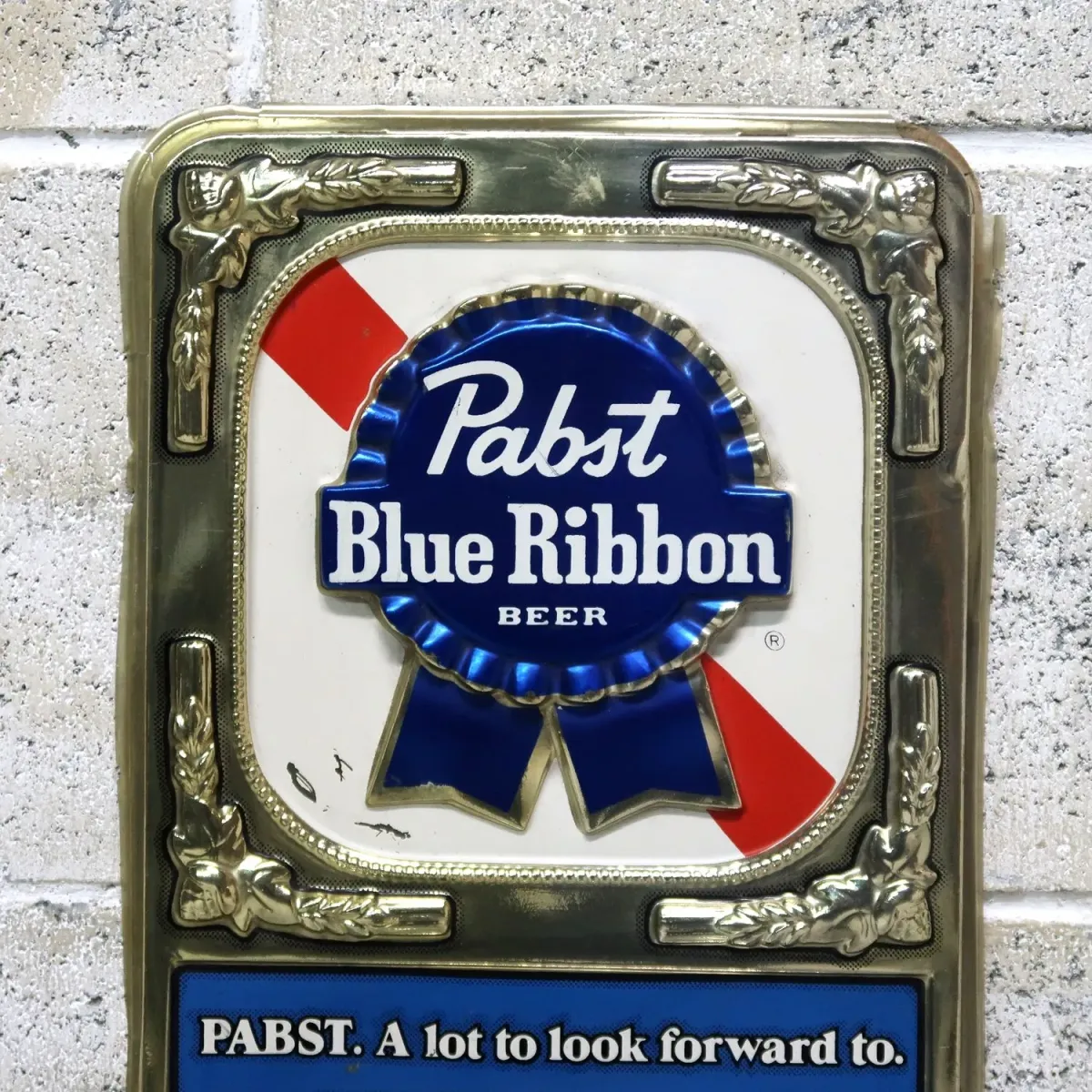 Pabst Blue Ribbon ビンテージ ウォールサイン