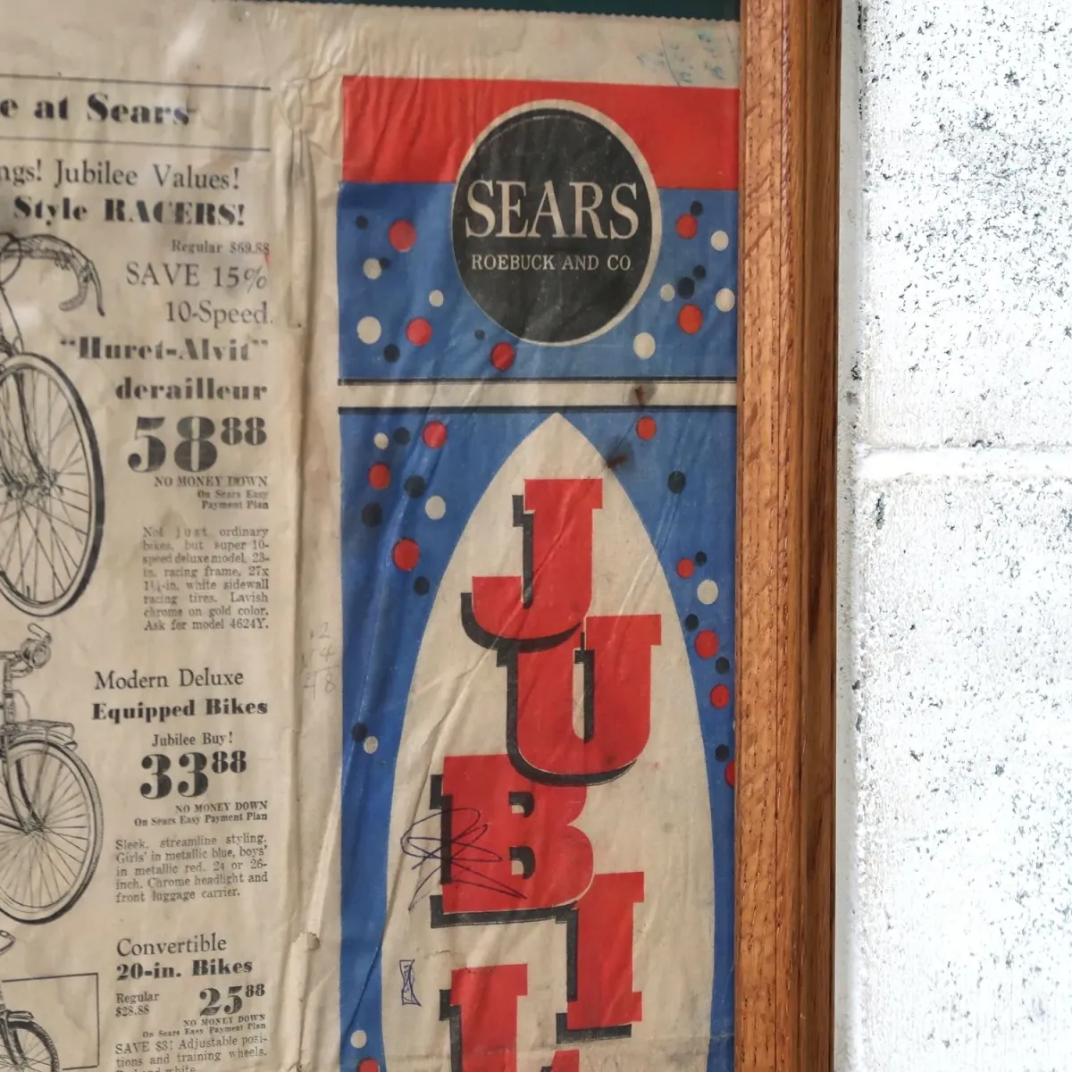 60‘s SEARS ビンテージ 広告 額装