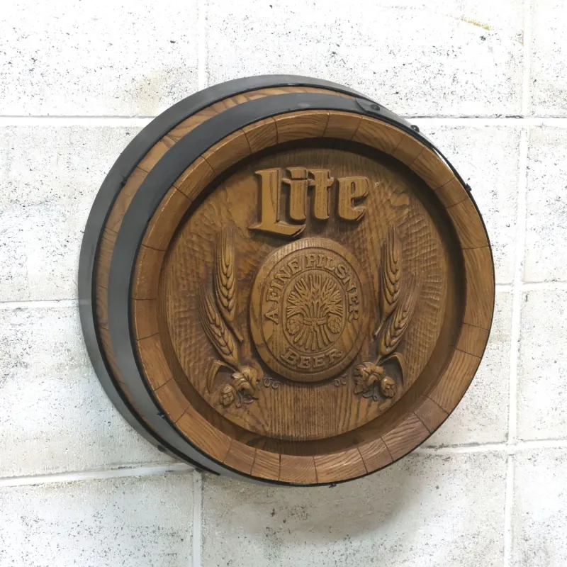 Miller Lite ビンテージ 立体バレルサイン