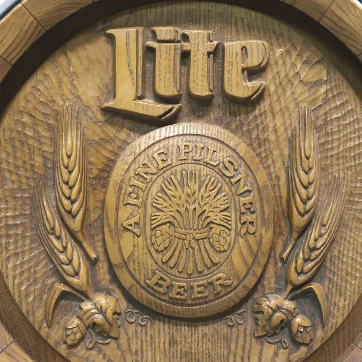 Miller Lite ビンテージ 立体バレルサイン