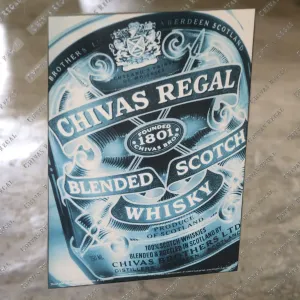 CHIVAS REGAL ビンテージ パブミラー