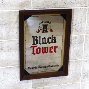 Black Tower ビンテージ パブミラー