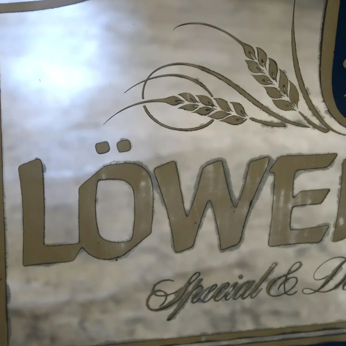 LOWENBRAU ビンテージ 大型パブミラー