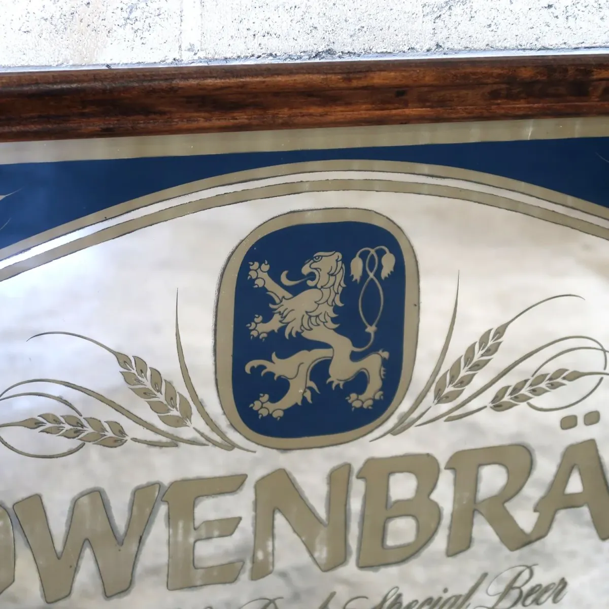 LOWENBRAU ビンテージ 大型パブミラー