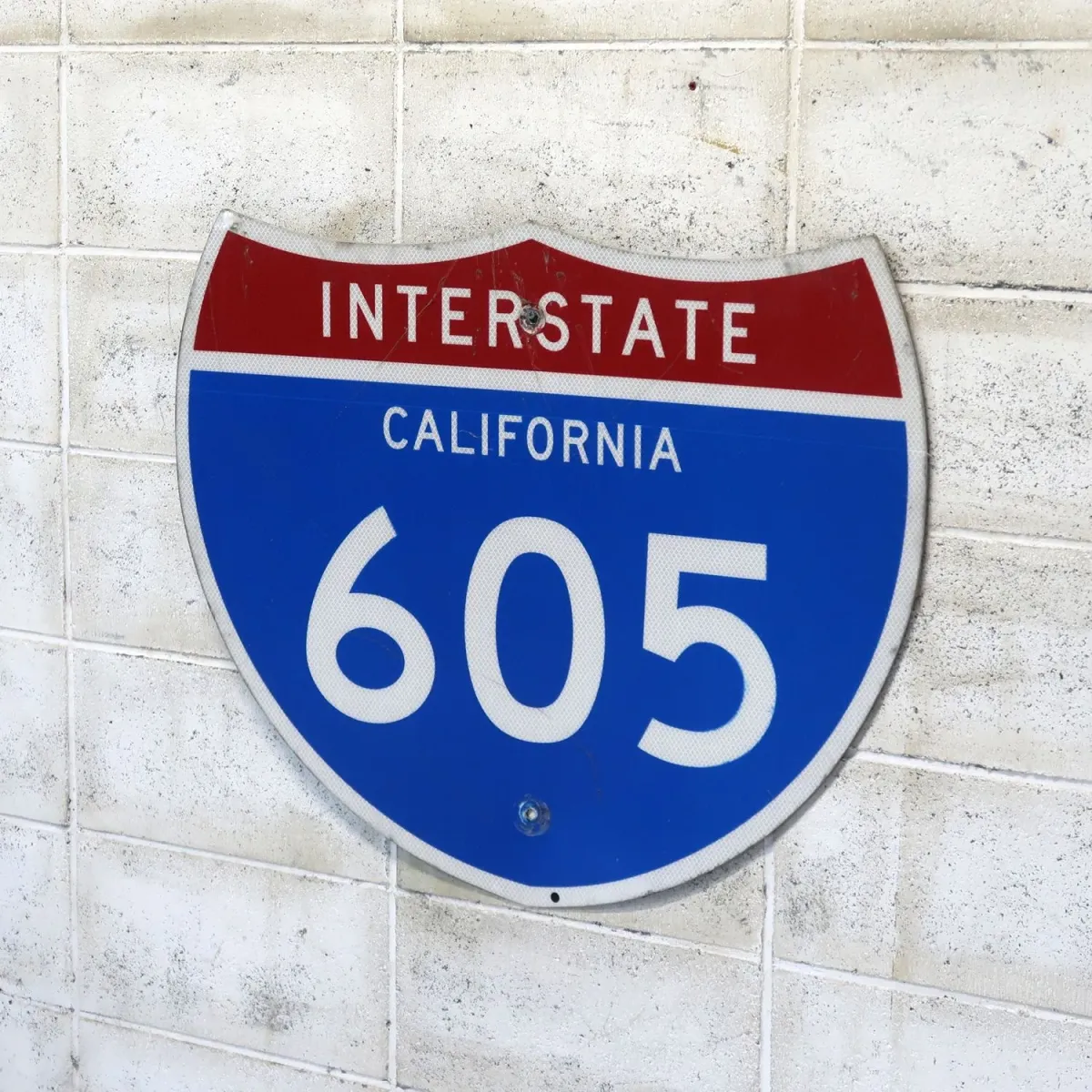 INTERSTATE CALIFORNIA 605 ロードサイン