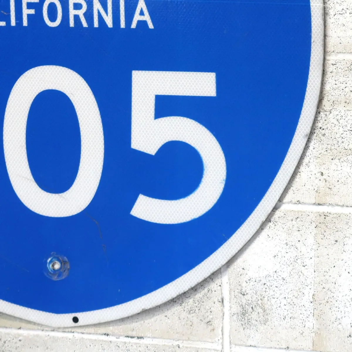 INTERSTATE CALIFORNIA 605 ロードサイン