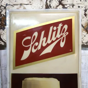 Schlitz ビンテージ 大型サイン