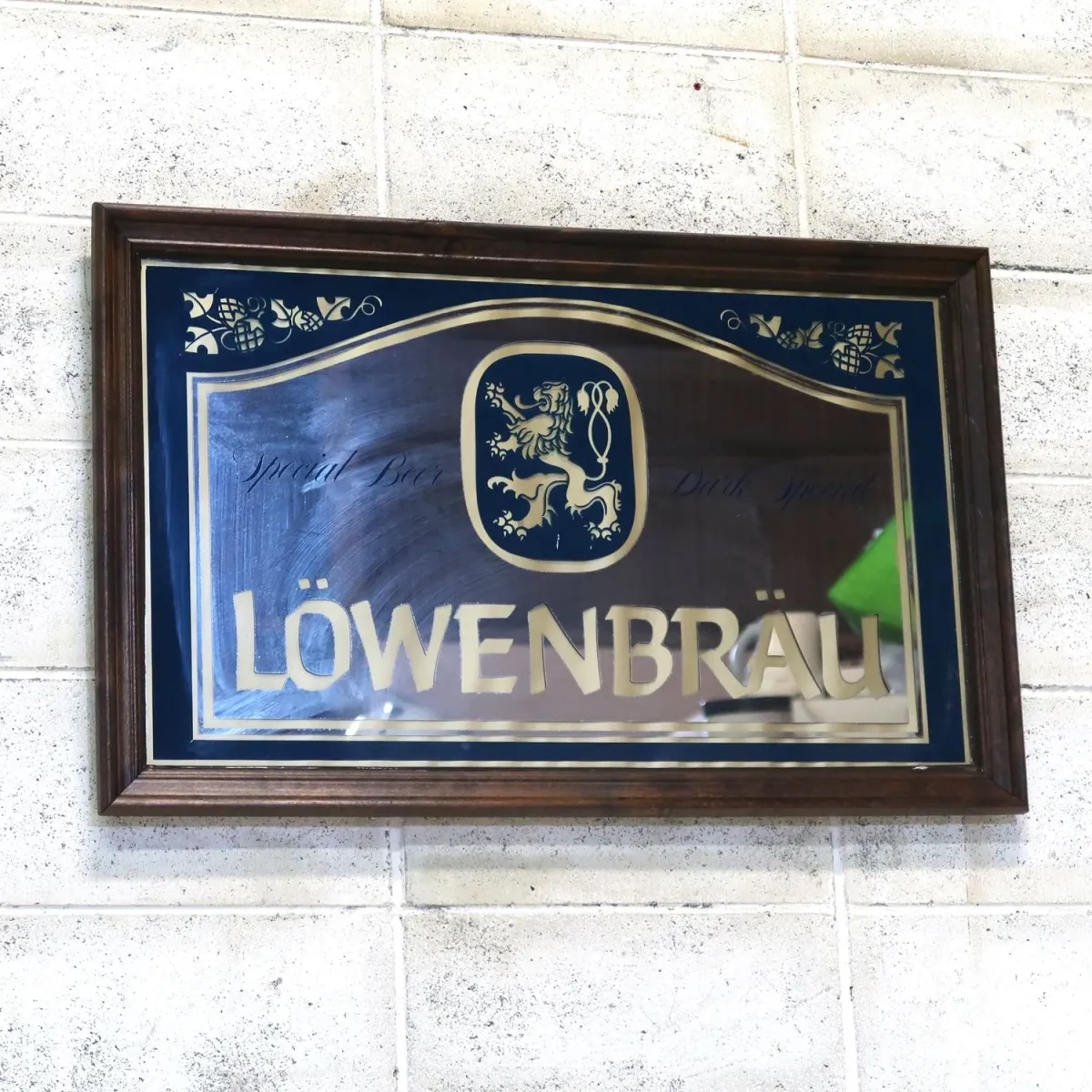 LOWENBRAU ビンテージ 大型パブミラー