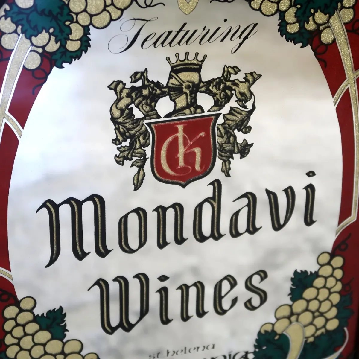 mondavi wines ビンテージ パブミラー