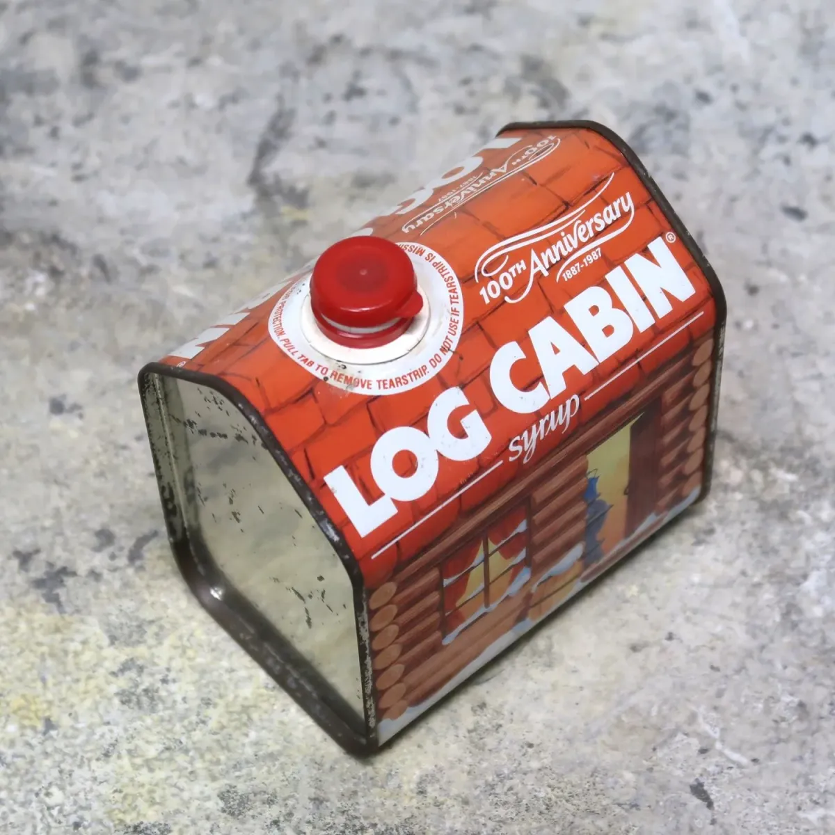 LOG CABIN シロップ缶