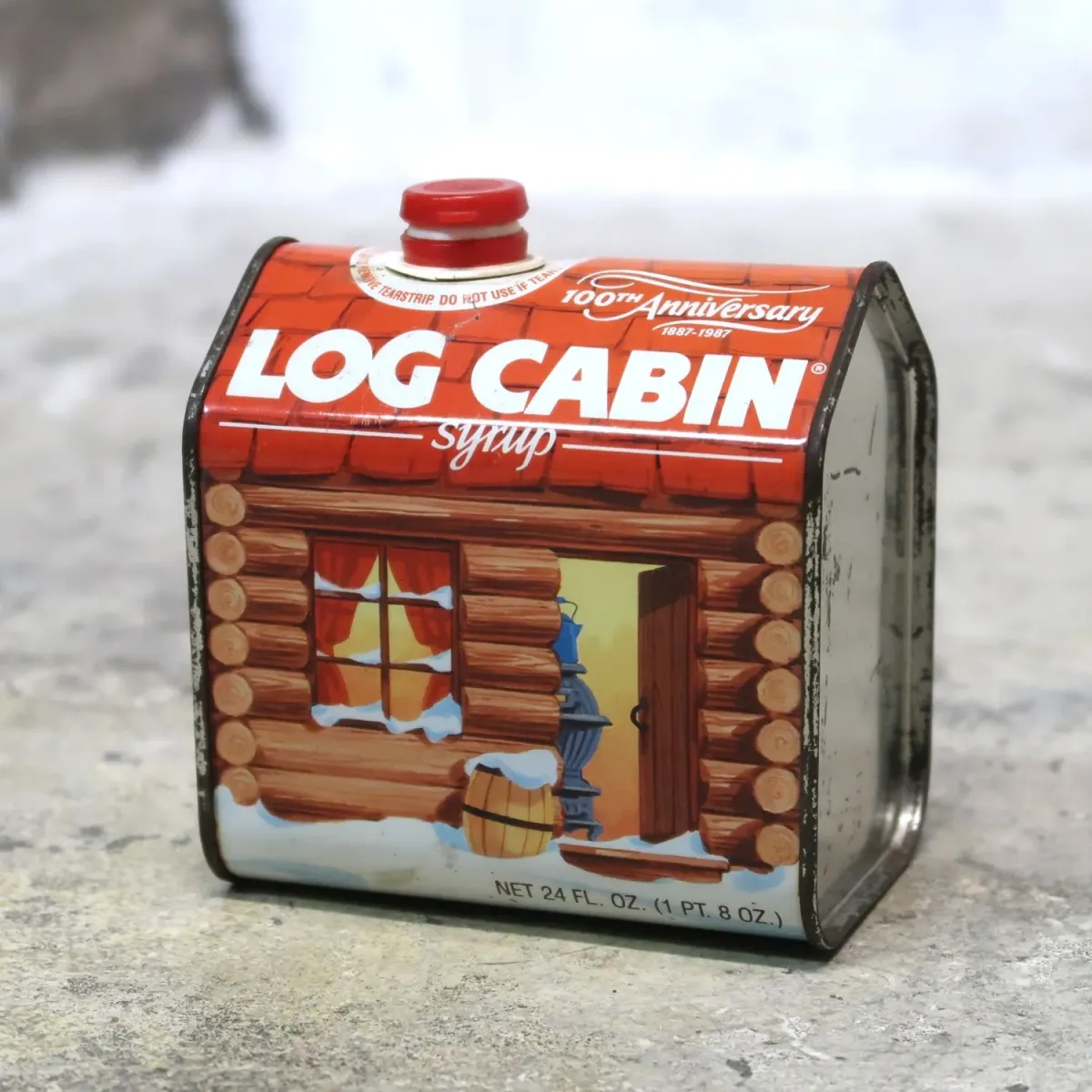 LOG CABIN シロップ缶