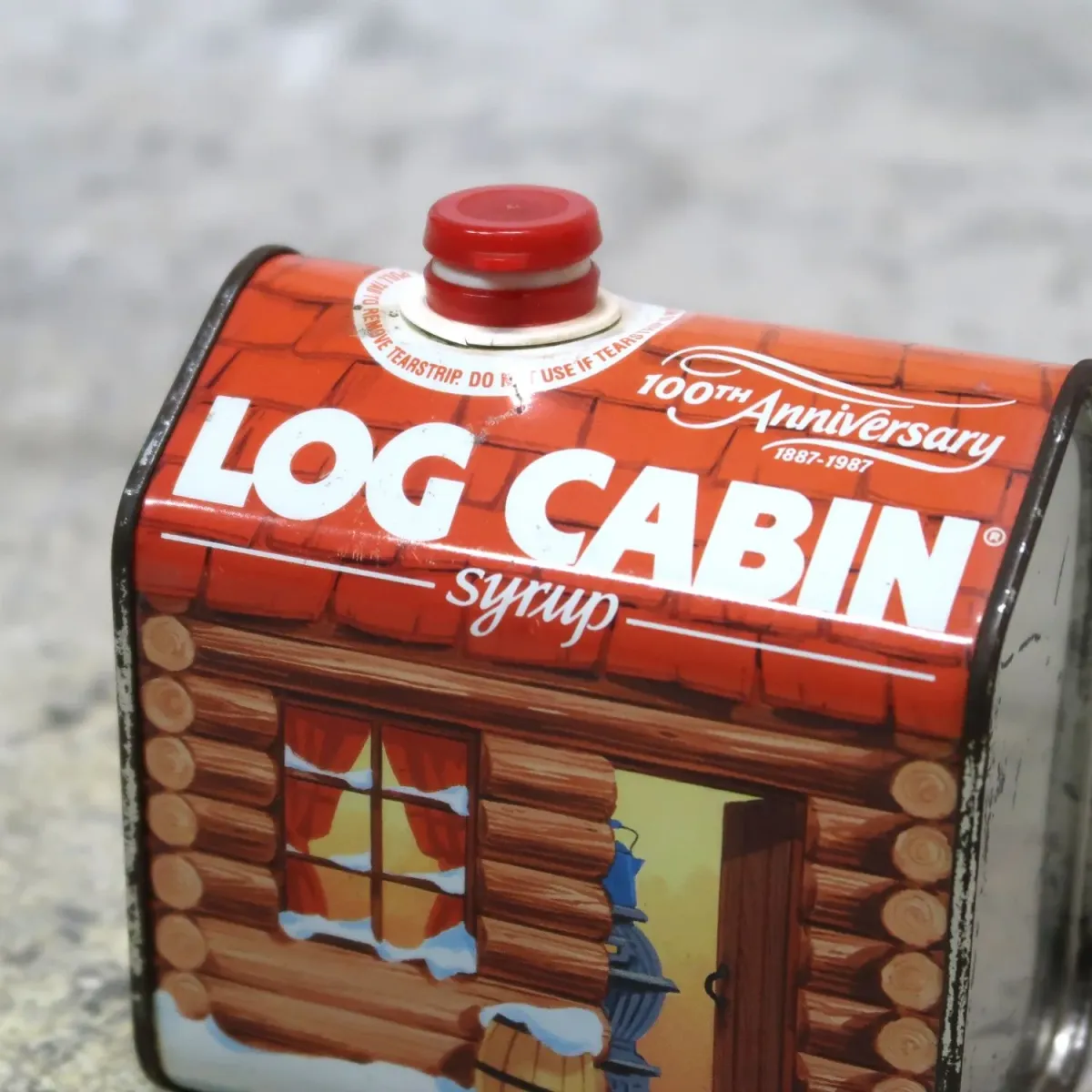 LOG CABIN シロップ缶