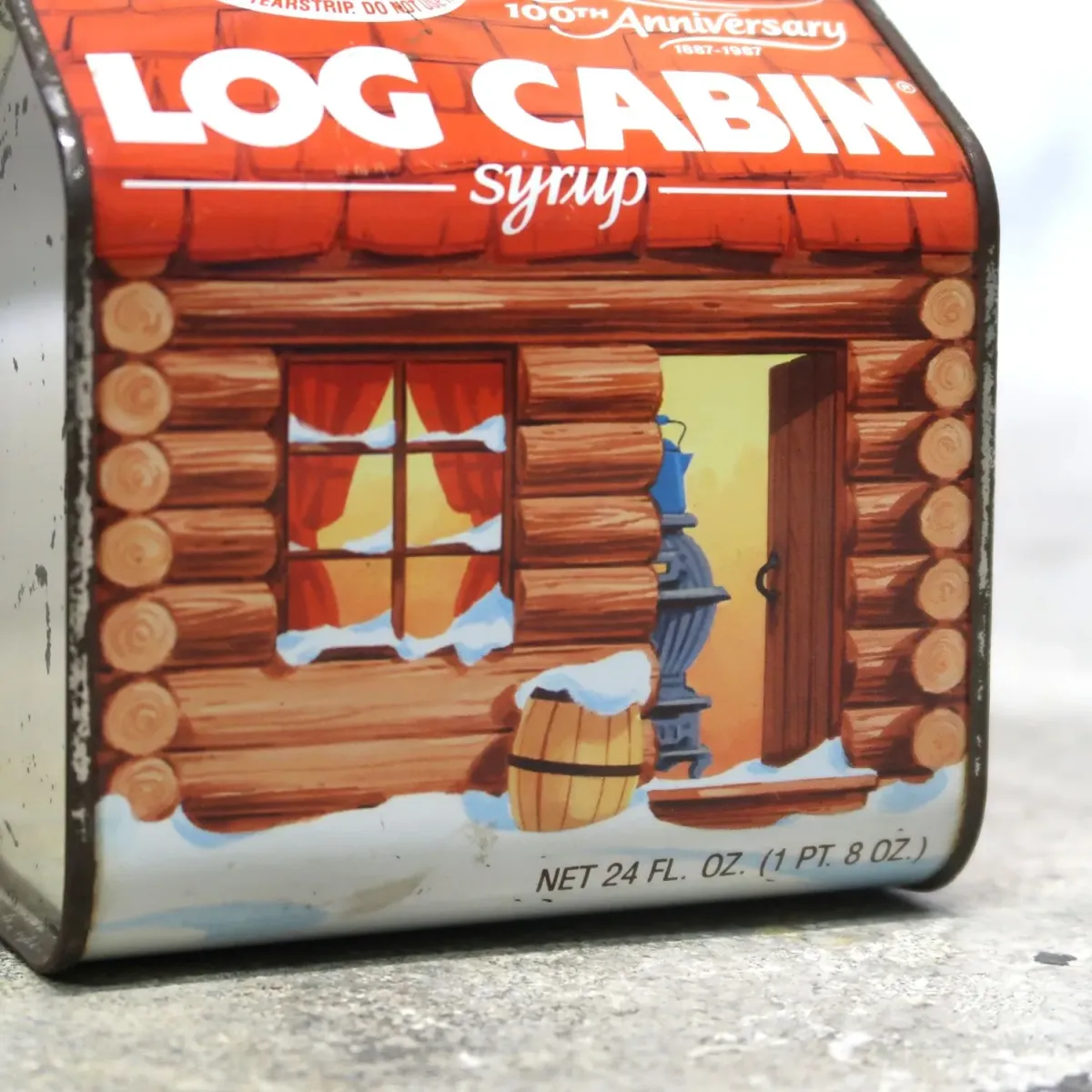 LOG CABIN シロップ缶