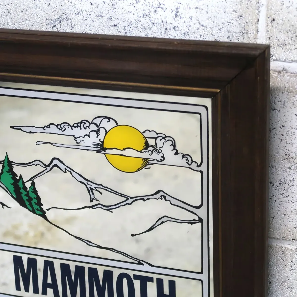 SKI MAMMOTH ビンテージ パブミラー