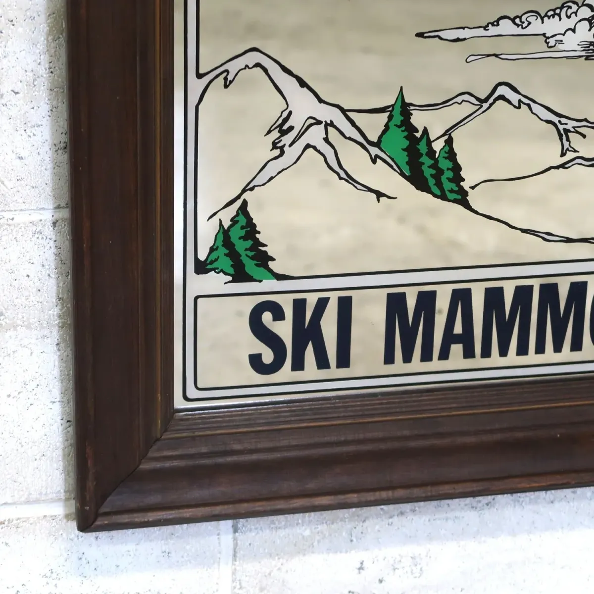 SKI MAMMOTH ビンテージ パブミラー