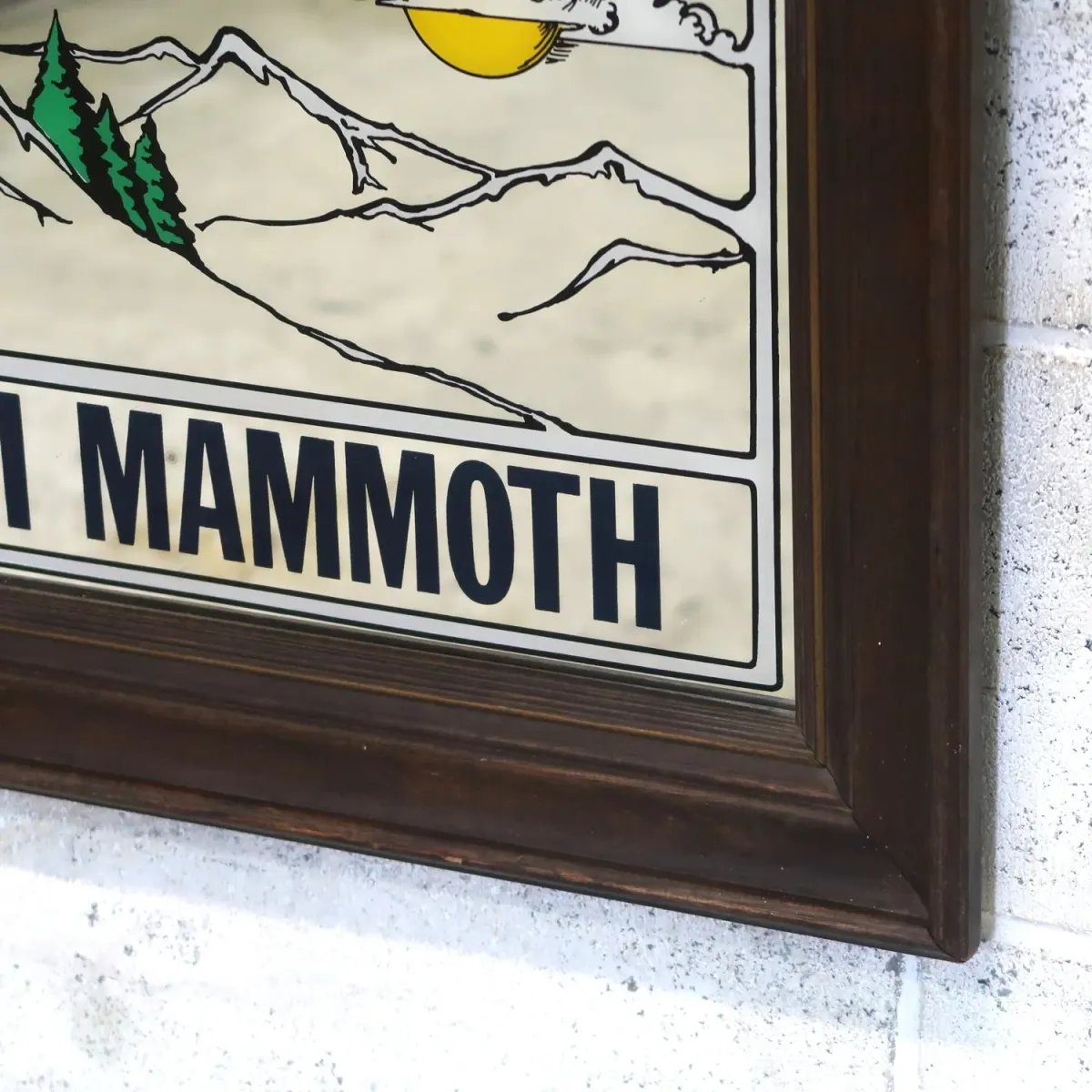 SKI MAMMOTH ビンテージ パブミラー