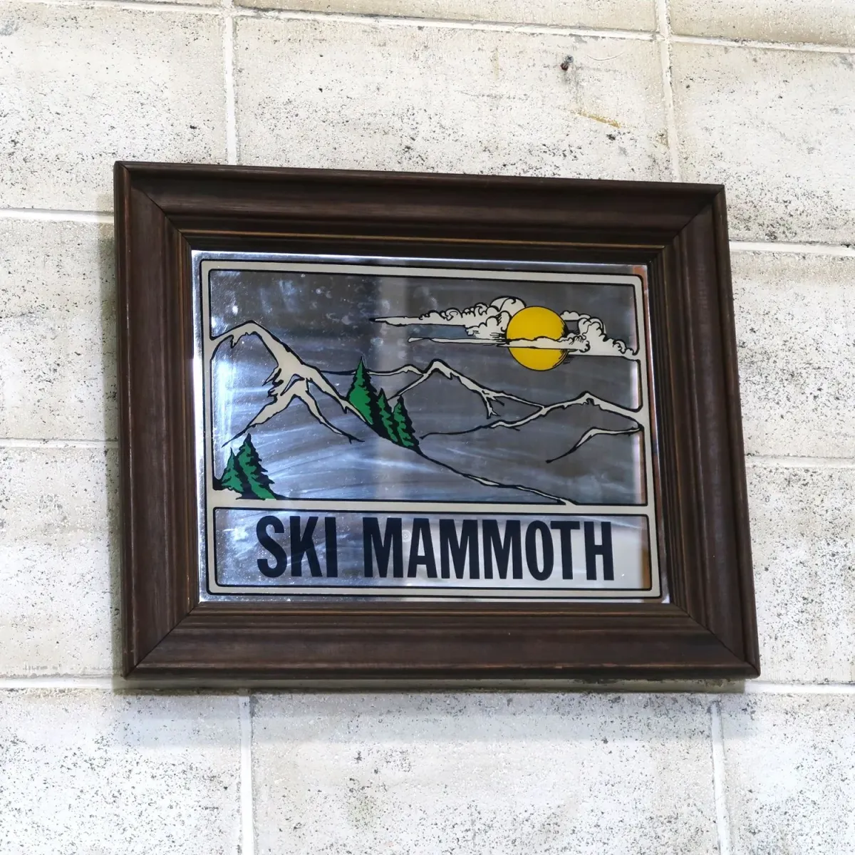 SKI MAMMOTH ビンテージ パブミラー