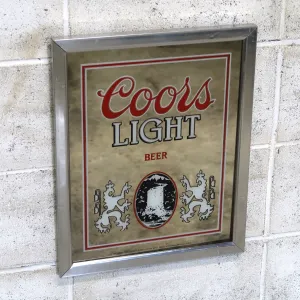 Coors LIGHT ビンテージ パブミラー