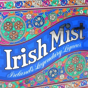 Irish Mist ビンテージ パブミラー