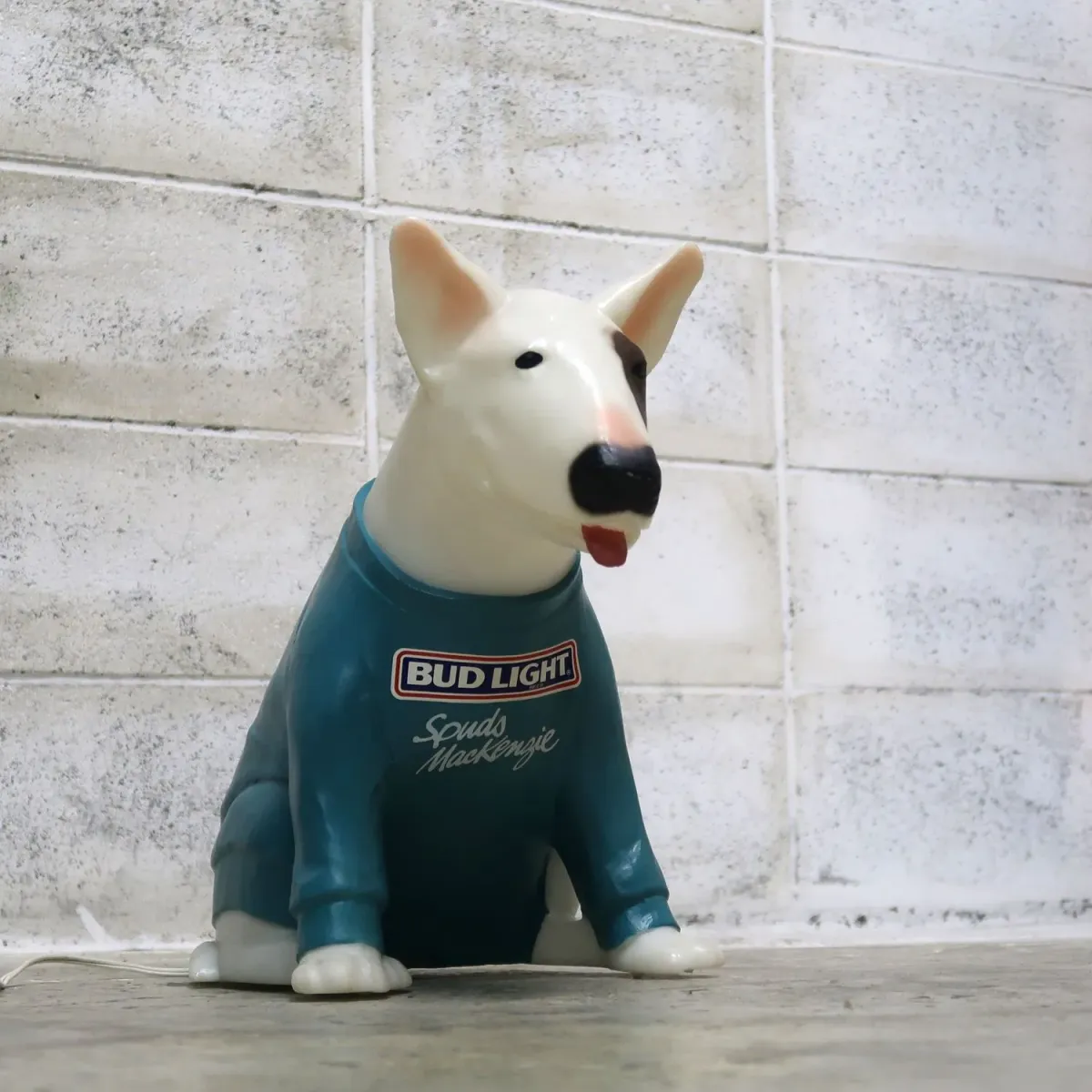 80's BUD LIGHT バド犬ライトサイン Spuds Mackenzie