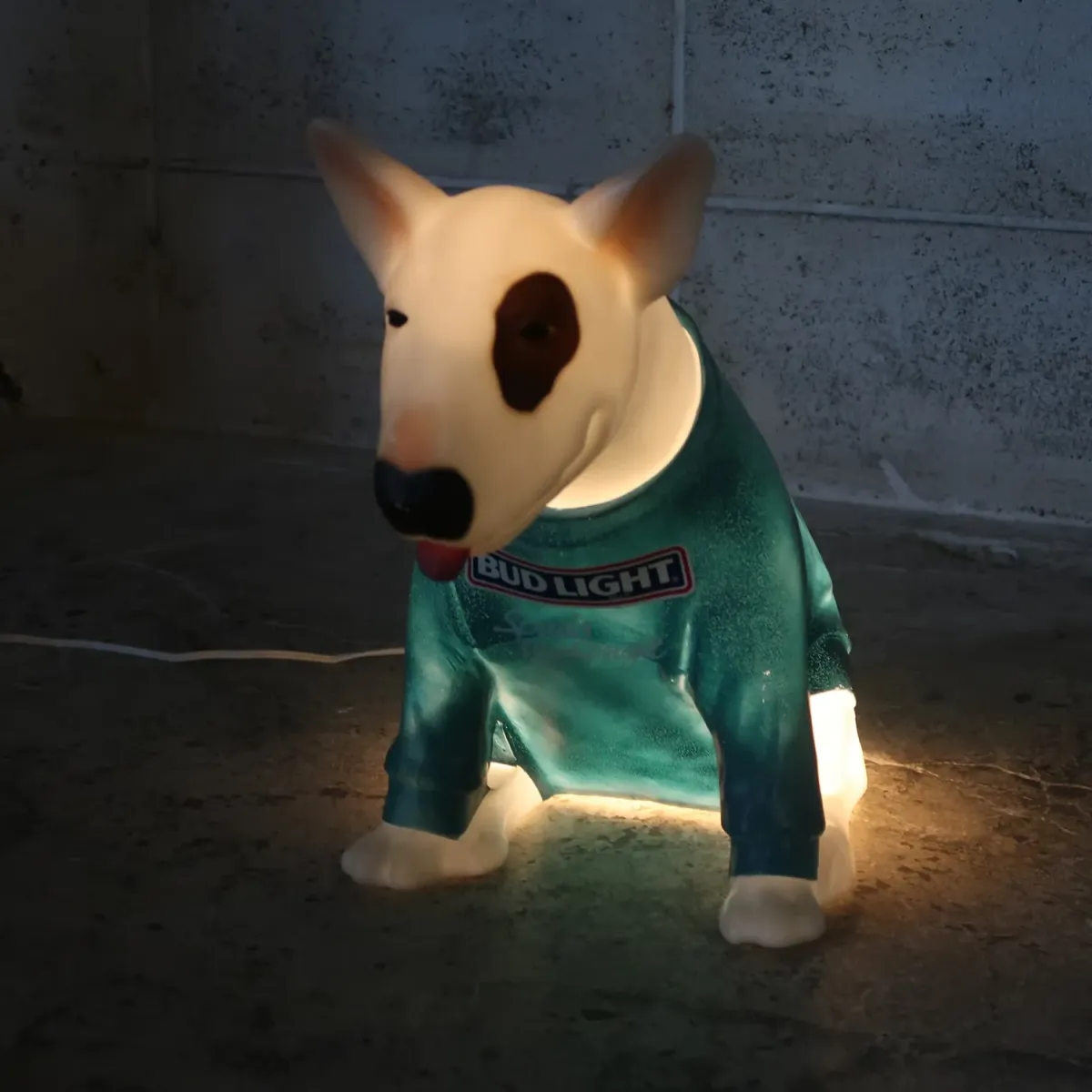 80's BUD LIGHT バド犬ライトサイン Spuds Mackenzie