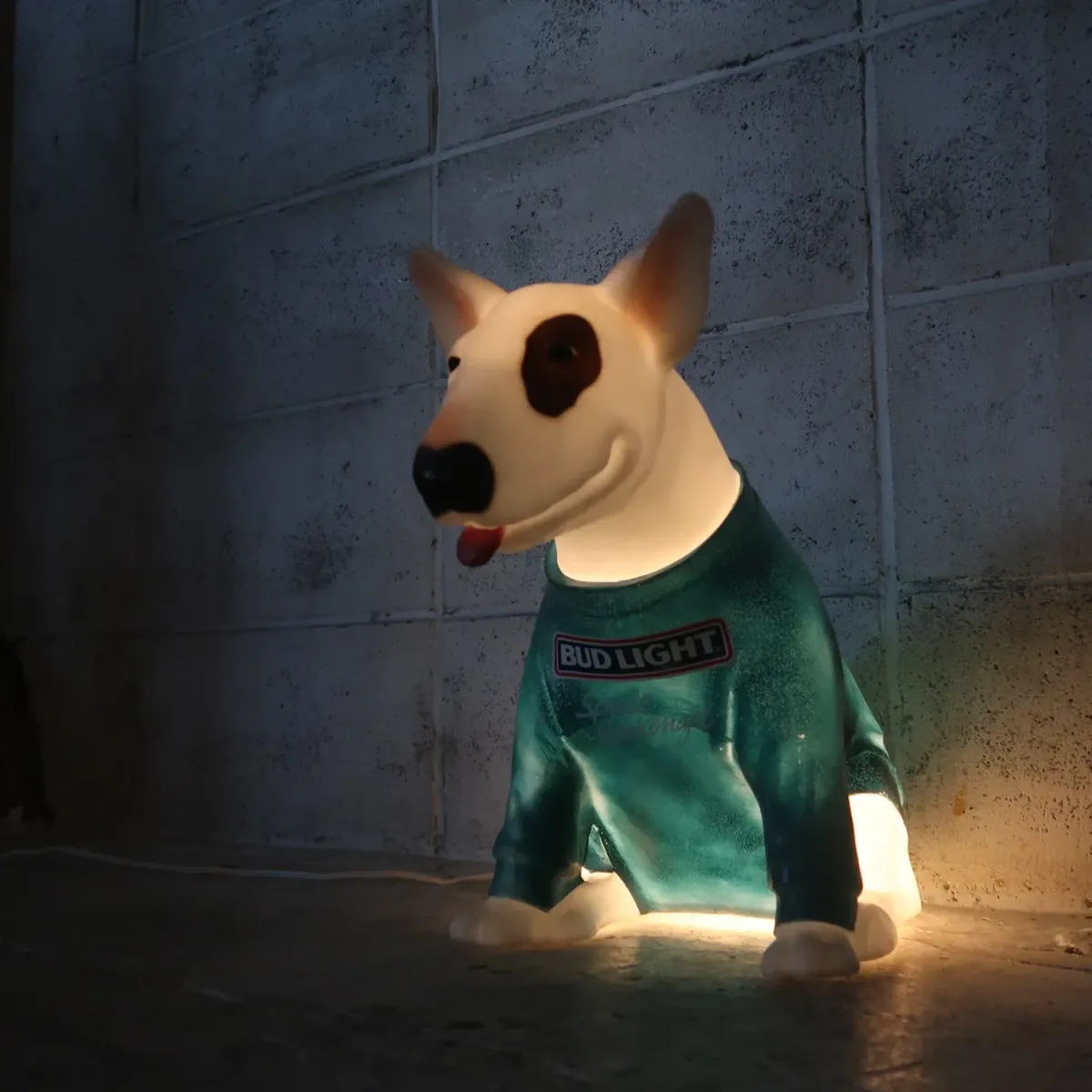 80's BUD LIGHT バド犬ライトサイン Spuds Mackenzie